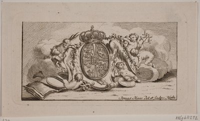 Viñeta con escudo de armas de Jonas Haas