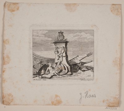 Vigneta con dos genios de Jonas Haas