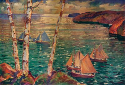 Hacia la mañana, c1920 de Jonas Lie
