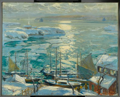 Los viejos barcos vuelven a casa, 1920 de Jonas Lie