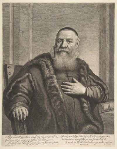 Retrato de Eleazor Swalmius de Jonas Suyderhoef