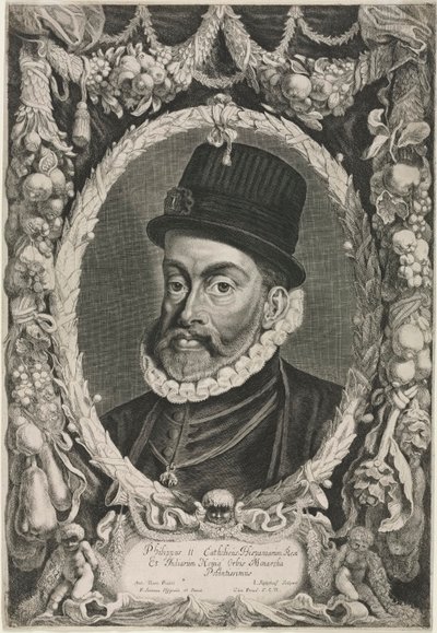 Retrato de Felipe II, Rey de España de Jonas Suyderhoef