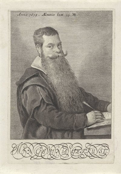 Retrato de Nicolaes Bodding van Laer de Jonas Suyderhoef