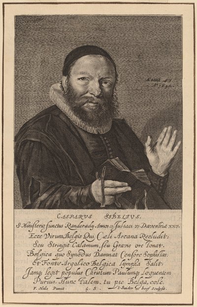 Caspar Sibelius de Jonas Suyderhoff after Frans Hals