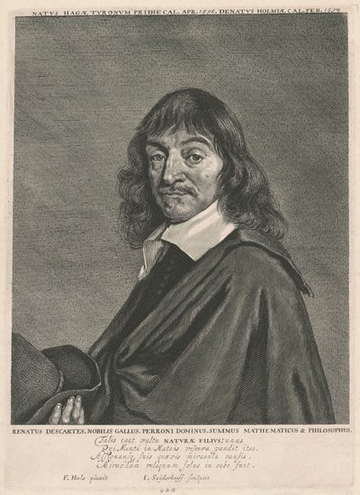 René Descartes de Jonas Suyderhoff, after Frans Hals