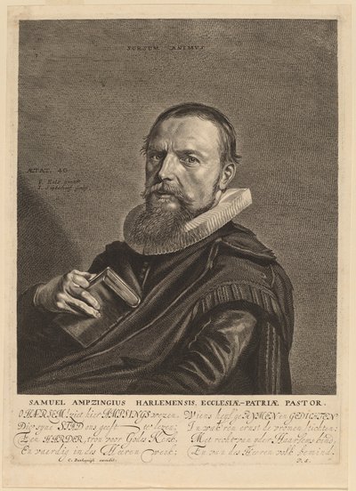 Samuel Ampzing de Jonas Suyderhoff after Frans Hals