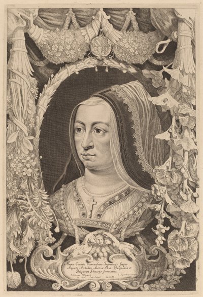 María de Borgoña, Emperatriz y Esposa de Maximiliano I de Jonas Suyderhoff after Pieter Claesz Soutman