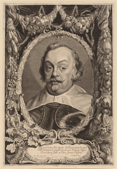 Franciscus de Moncada de Jonas Suyderhoff after Sir Anthony van Dyck