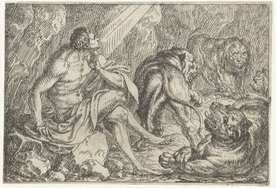 Daniel en el foso de los leones de Jonas Umbach