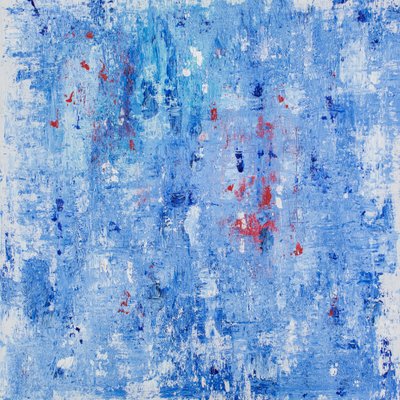 Abstracto en azul intenso de Jonas Weikel