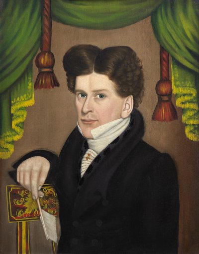 Hombre con una pluma, 1827-30 de Jonas Welch Holman