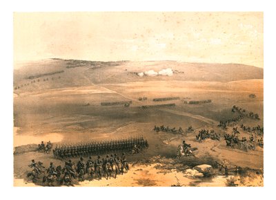 El asunto de caballería de las alturas de Bulganak - el primer cañón...1854, 1855 de Jonathan Needham