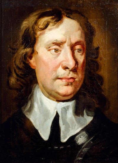 Retrato de Oliver Cromwell (óleo sobre lienzo) de Jonathan Richardson