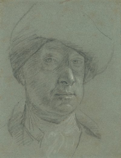 Autorretrato con sombrero de paño de Jonathan Richardson the Elder
