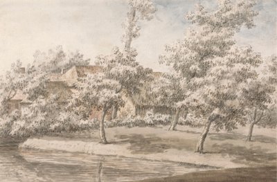 Un huerto junto a un arroyo de Jonathan Skelton