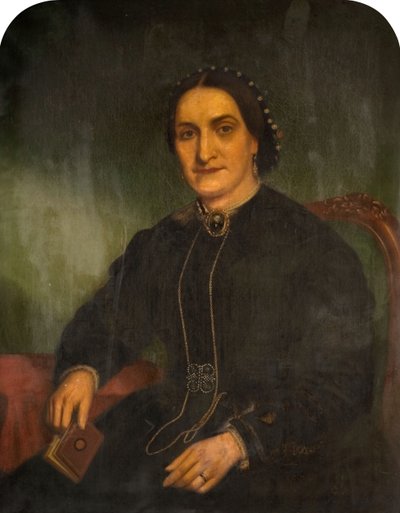 Retrato de la Sra. George Haynes, 1850-1900 de Jonathon Pratt
