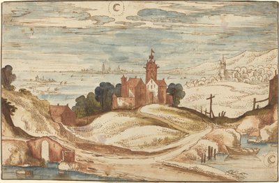 Paisaje con Castillo en una Colina de Joos de Momper II