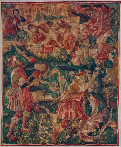 Escenas de la vida de Hércules: Tapiz tejido por Joos de Audenarde, c1498 de Joos of Audenarde
