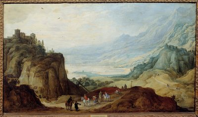Paisaje de los Alpes de Joos or Josse de The Younger Momper