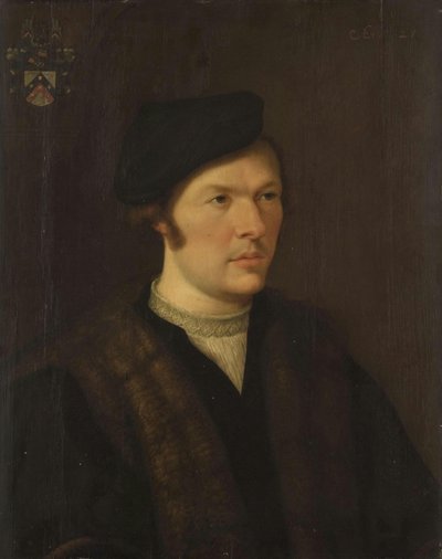 Retrato de un hombre, posiblemente Nicasius Hanneman de Joos van Cleve