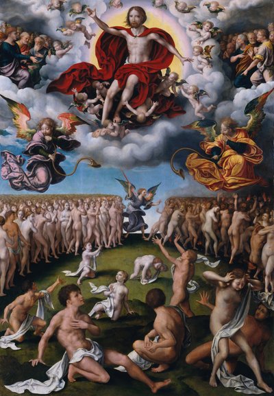El juicio final, ca. 1520-25 de Joos van Cleve