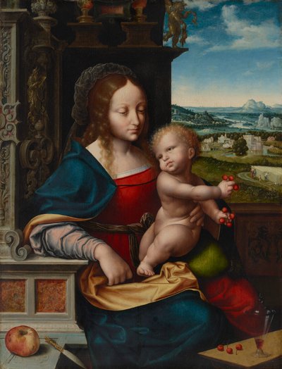 La Virgen de las Cerezas de Joos van Cleve