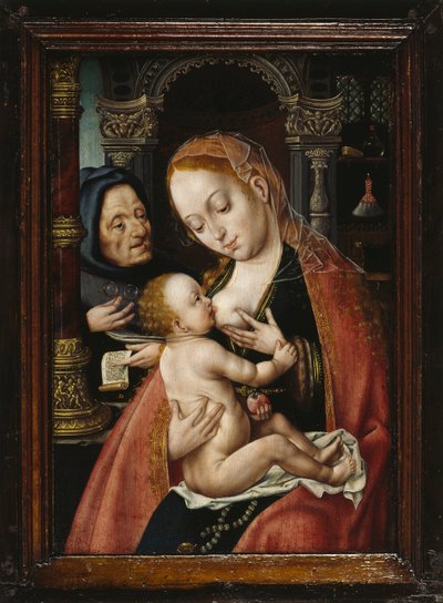 La Sagrada Familia, ca 1523-1530 de Joos van Cleve Circle of .