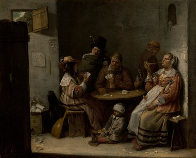 Jugadores de cartas, c.1645 de Joos van Craesbeeck