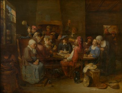 Taberna flamenca (óleo sobre tabla) de Joos van Craesbeeck