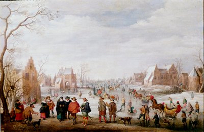 Patinadores de Joost Cornelisz. Droochsloot