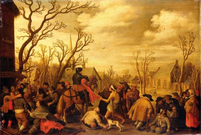 San Martín cortando parte de su capa para un mendigo de Joost Cornelisz Droochsloot