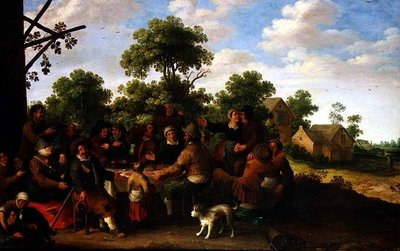 Fiesta en el Pueblo de Joost Cornelisz. Droochsloot