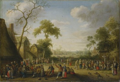 Escena de Pueblo de Joost Cornelisz. Droochsloot