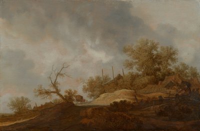 Paisaje al borde de un pueblo de Joost de Volder