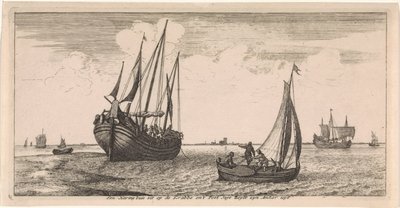 Amarre del barco correo Postal (título de la serie) de Joost van Geel