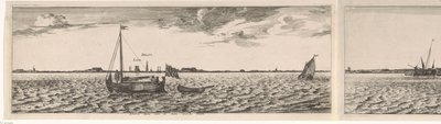 Vista del lado norte del Maas Postal (título de la serie) de Joost van Geel
