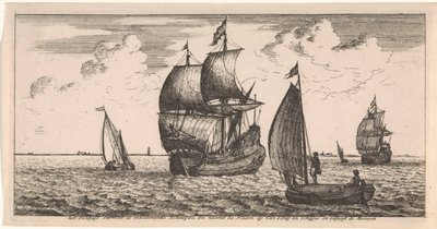 Recepción del correo en el mar Postal (título de la serie) de Joost van Geel