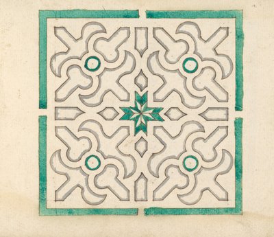 Álbum que contiene 75 dibujos para enrejados de jardín y parterres, ca. 1610-40 de Jorg Rurfinger