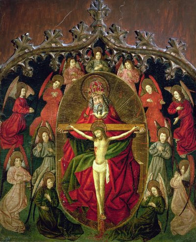 La Santísima Trinidad Rodeada de Ángeles de Jorge Ingles