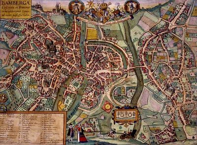 Mapa de Bamberg, de 