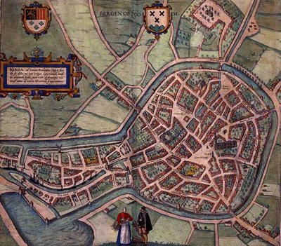Mapa de Bergen op Zoom, de 