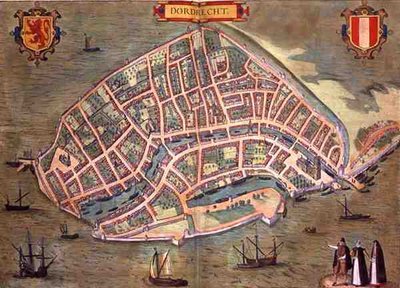 Mapa de Dordrecht, de 