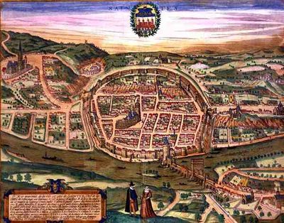 Mapa de Saintes, de 