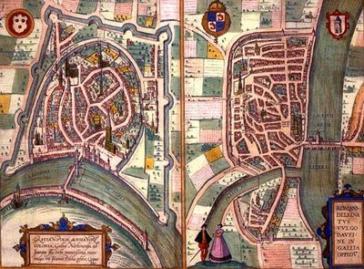 Mapas de Grenoble y Romans-sur-Isere, de 