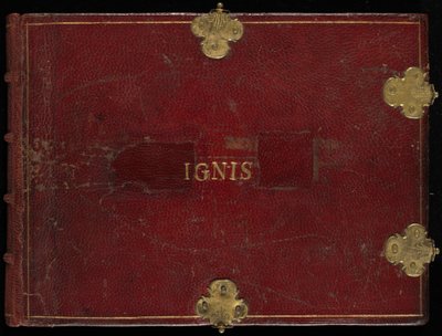 Animalia Rationalia et Insecta (Ignis), volumen I de Joris Hoefnagel