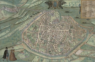 Mapa de Aviñón, de 