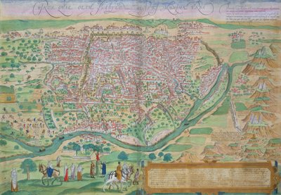 Mapa de El Cairo, de 
