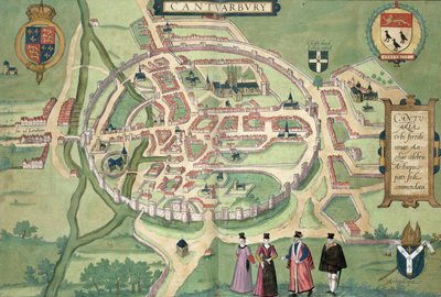 Mapa de Canterbury, de 