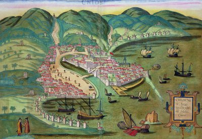 Mapa de Quíos, de 