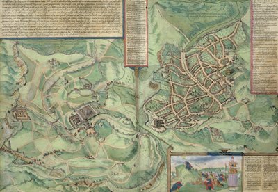 Mapa de Jerusalén, de 